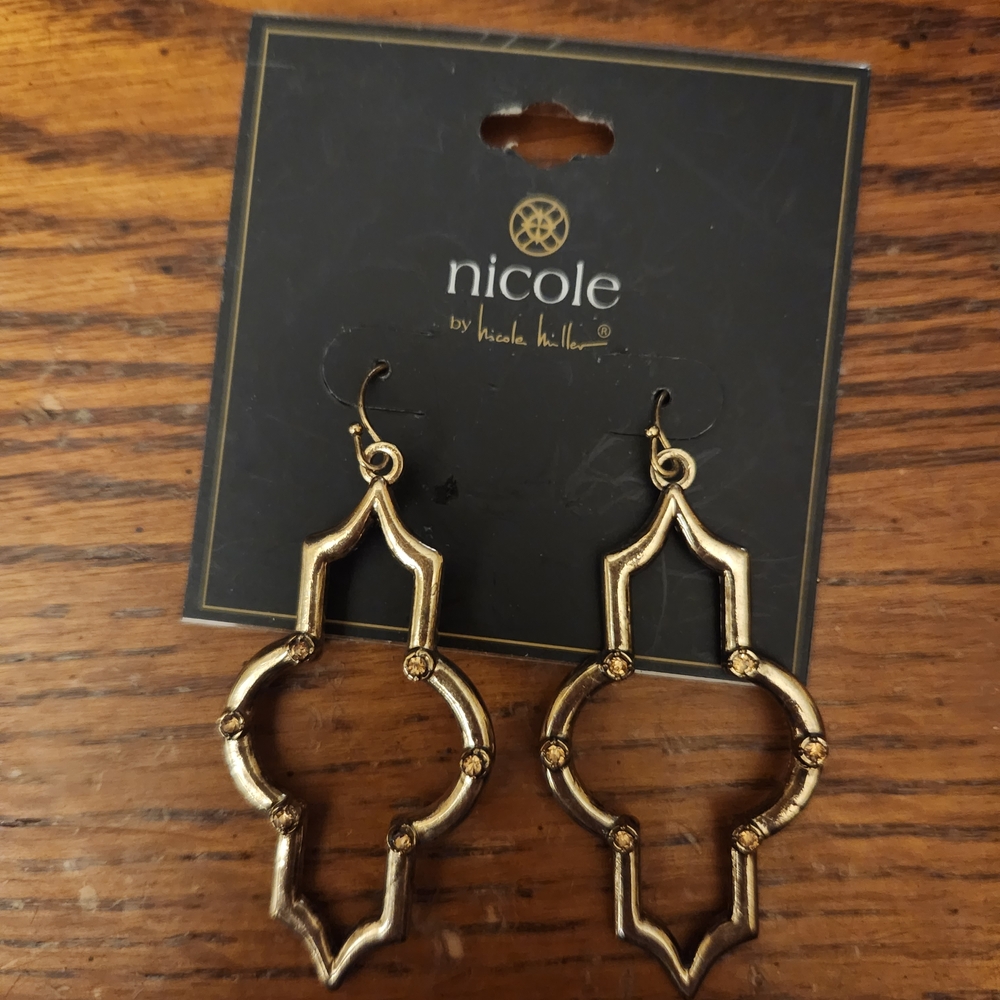 Nicole Gold Statement Earrings